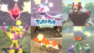 Shiny Alpha Hunting before Pokémon Legends ZA comes out  Pokémon Legends Arceus [upl. by Ahilam]