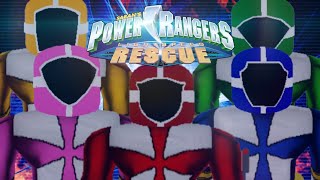 power rangers lightspeed rescue opening in Roblox [upl. by Graces]