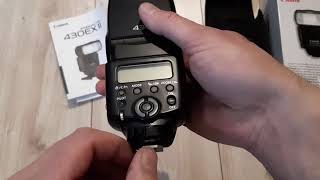 Canon Speedlite 430EX II Flash  Review  Unboxing [upl. by Haraf]