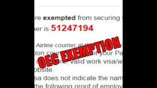 HOW TO GET AN OEC EXEMPTION NUMBER [upl. by Akihc278]