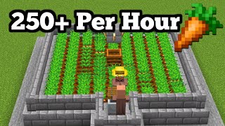 Automatic Villager Carrot Farm in Minecraft 1205 [upl. by Elbon]