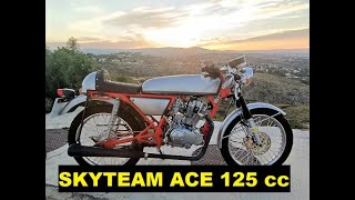 💥Skyteam AceCAFE RACER DE 125cc🤘 [upl. by Notsirb181]