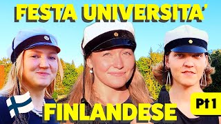 INTERVISTE in FINLANDIA agli STUDENTI UNIVERSITARI DOMANDE alla FESTA delle MATRICOLE da ITALIANI [upl. by Ikcim]