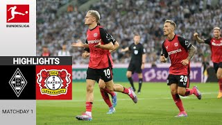 Borussia MGladbach  Bayer Leverkusen  23  Höhepunkte  Bundesliga 202425 [upl. by Anilrahc660]