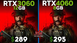 RTX 3060 12G vs RTX 4060  Tested in 15 games [upl. by Ydniw]