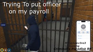 Trying To put officer on my payroll gta5 funny gta [upl. by Ennybor]