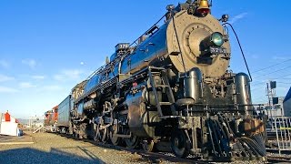 Santa Fe 3751 Steam Locomotive Fullerton Railroad Days [upl. by Ellehsat134]