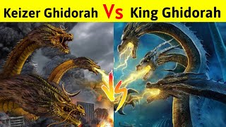 King Ghidorah Vs Keizer Ghidorah  दो Dragon की लड़ाई में किस Monster की होगी जीत [upl. by Ssilem]