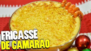 RECEITA DE FRICASSÊ DE CAMARÃO  Cremoso e fácil [upl. by Nednerb]