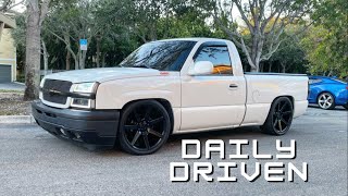 WhipAddict Taes Chevrolet Short Bed Dually on 24s wCustom Letter Tires 383 Stroker Custom Paint [upl. by Irab]