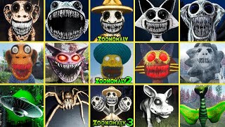 Zoonomaly vs Zoonomaly 2 vs Zoonomaly 3 vs Zoonomaly 4  NEW MOD ALL JUMPSCARES [upl. by Griswold]