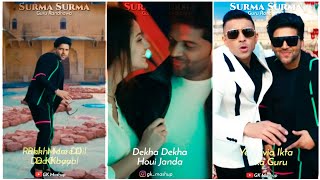 Surma Surma  Guru Randhawa  Jay Scen  WhatsApp Status Fullscreen  GK Mashup [upl. by Jobe135]