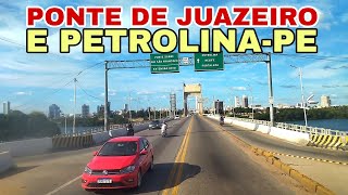 Passando pela ponte de Juazeiro e Petrolina seguindo para TeresinaPI [upl. by Einnil472]