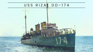 USS Rizal DD–174 – A Destroyer Named After a Filipino Patriot [upl. by Fadiman543]