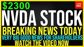 NVDA Stock  NVIDIA Corp Stock Breaking News Today  NVDA Stock Price Prediction  NVDA Stock Target [upl. by Idola907]