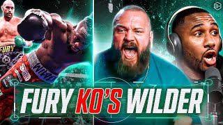 Fury KO’s Wilder  INSANE LIVE REACTION [upl. by Postman]