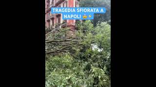 Tragedia sfiorata a Napoli è successo a Via Bernini 😨 [upl. by Pliner]