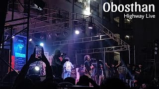 Obosthan by Highway Live at BSMRSTU Gopalganj [upl. by Enalda146]