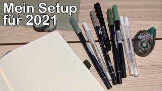 Bullet Journal Vlog 2021  Meine Spreads fürs neue Jahr [upl. by Eimmak]