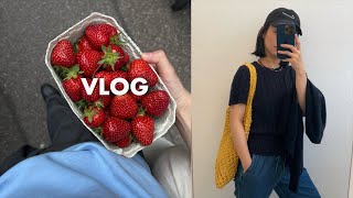 🇩🇪VLOG  一个人的路，享受一个人的光  提高效率tips  一人食🍝  蒜香虾仁茄子意面  韩式辣酱蘑菇洋葱五花肉片  白芦笋彩椒五花肉 [upl. by Iives]