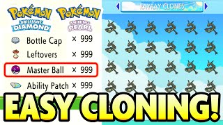 EASY CLONING GUIDE How to CLONE POKEMON and ITEMS in Pokemon Brilliant Diamond Shining Pearl [upl. by Warram816]