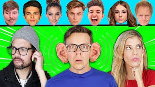 Guessing YouTubers Using ONLY Their Voice Challenge to Find Hacker [upl. by Nosirrag]