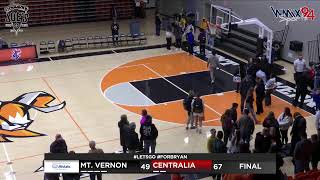 Mt Vernon Lady Rams Basketball vs Centralia Annies  202324 [upl. by Lunseth]