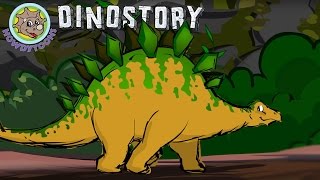 Stegosaurus  Dinosaur Songs from Dinostory by Howdytoons [upl. by Anertal]