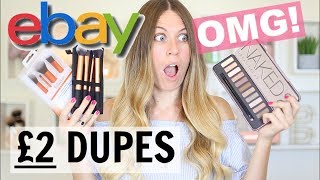 Testing £2 EBAY Makeup DUPES [upl. by Nahtanohj]