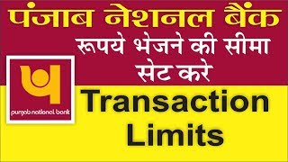 How To set PNB bank Transaction amp Beneficiary limits online [upl. by Ebneter886]