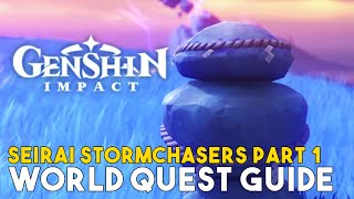 Genshin Impact Seirai Stormchasers Part 1 World Quest Guide [upl. by Syxela]