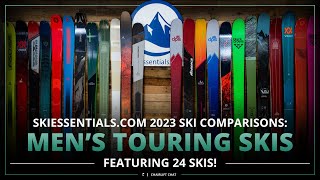 2023 Mens Alpine Touring Ski Comparison with SkiEssentialscom [upl. by Tarttan]