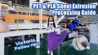 PET amp PLA Sheet Extrusion Processing Guide [upl. by Adli57]