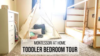 MONTESSORI TODDLER BEDROOM TOUR [upl. by Leda]