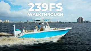 Key West Boats 239FS Walkthrough [upl. by Ennobe662]