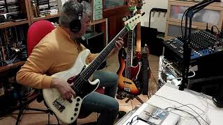 Stella gemella By Eros Ramazzotti personal bass cover by Rino Conteduca with Alleva Coppolo LG5S [upl. by Atarman]