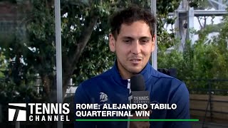 Alejandro Tabilo Becomes 1st Chilean To Reach Masters 1000 SF Since 2009  2024 Rome Quarterfinals [upl. by Nylirad]