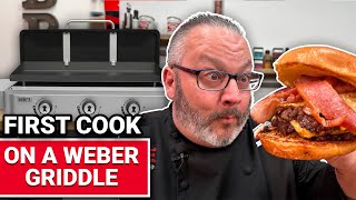 First Cook On A Weber Griddle  Ace Hardware [upl. by Naig]