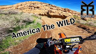 Riding Dirtbike in Idaho USA The Wild amp New Revolver [upl. by Frederigo84]