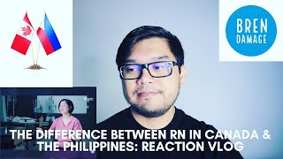 DIFFERENCE BETWEEN RN IN CANADA amp THE PHILIPPINES REACTION VLOG [upl. by Anuqahs]