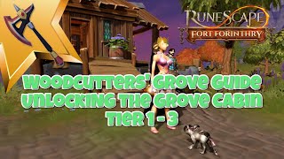 Woodcutters Grove Guide  Unlock the Grove Cabin  Runescape 3 [upl. by Arihsat]