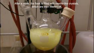 9fluorenone hydrazone crystallization from reaction mixture [upl. by Tom]