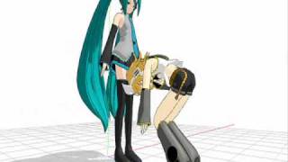 MMD  JACKKNIFE POWERBOMB ejecutado por Miku Hatsune [upl. by Carmelo]