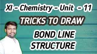 How to draw bond line structure organic chemistry class 11  Bond line notation organic chemistry [upl. by Enos]