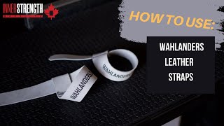 How to use Wahlanders Leather Lifting Straps [upl. by Clarita]