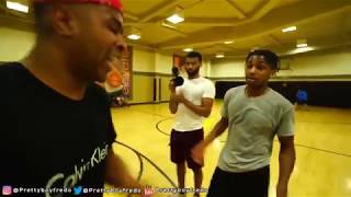 PrettyBoyFredo Vs DDG Altercation OnThe BasketBall Court [upl. by Tizes48]