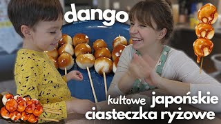 Dango 🍡  kultowe japońskie ciasteczkakluski ryżowe  bardzo szybki przepis na pyszny deser [upl. by Ydiarf]