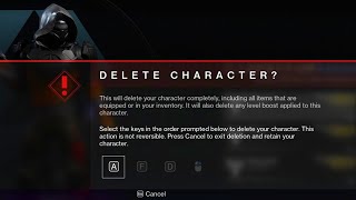 BUNGIE ENDS THE CHAR DELETION BUG DRAMA [upl. by Olra778]