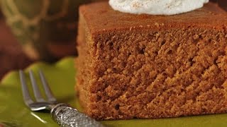 Gingerbread Cake Recipe Demonstration  Joyofbakingcom [upl. by Giza]