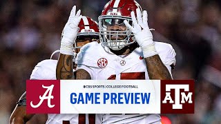 SEC Game of the Week PREVIEW No 11 Alabama Travels To Texas AampM I CBS Sports [upl. by Suivatal]